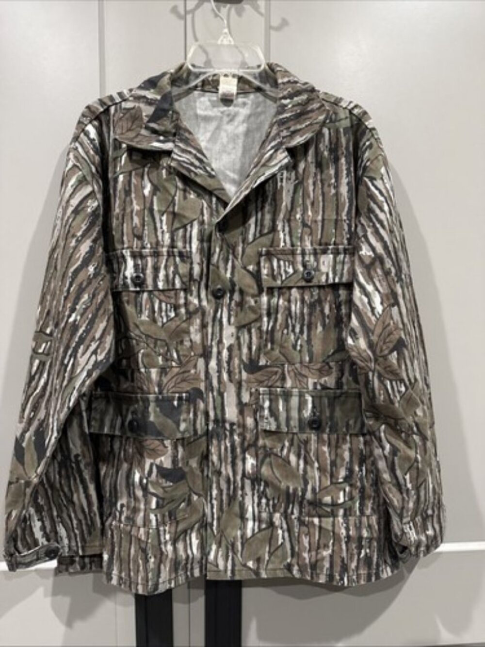 Earlwear Gung Ho Vintage Realtree Camo Hunting Button Shirt Men's Sz XL USA